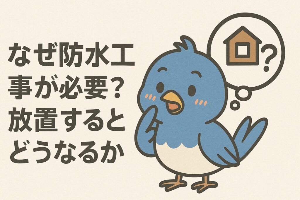なぜ防水工事が必要?
