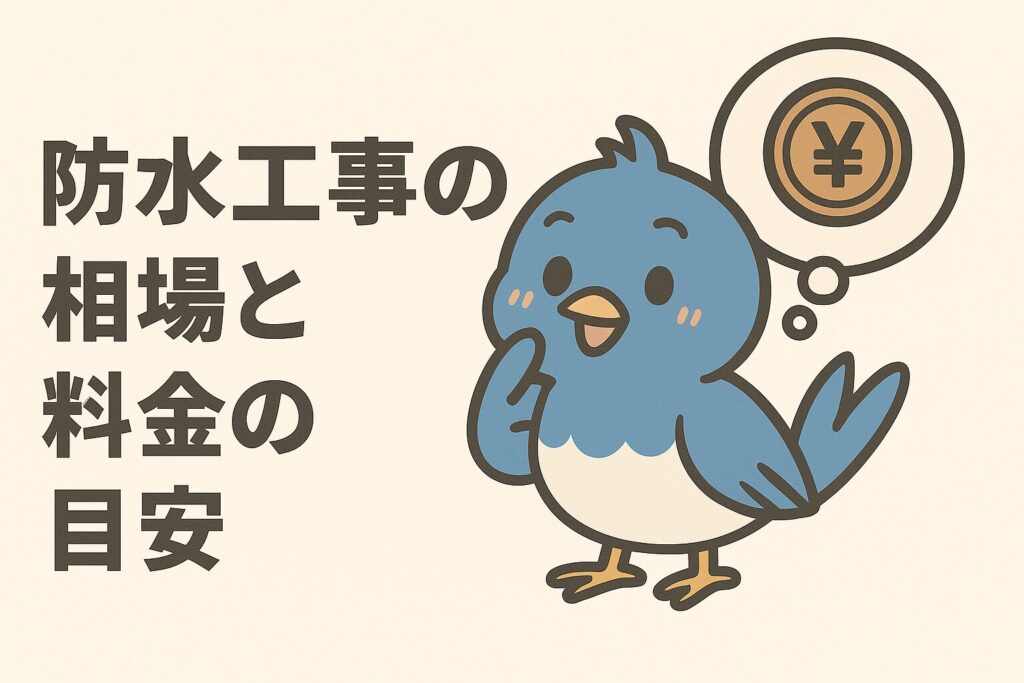 防水工事の相場と料金の目安